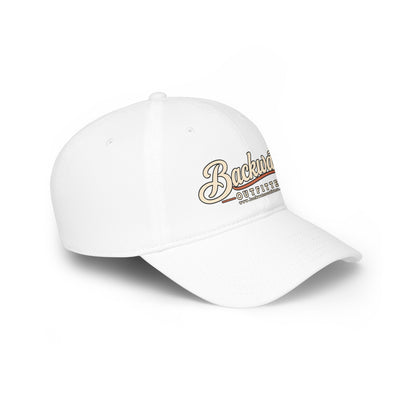 Backwater Outfitters Low Profile Baseball Cap – Retro Script Outdoor Hat