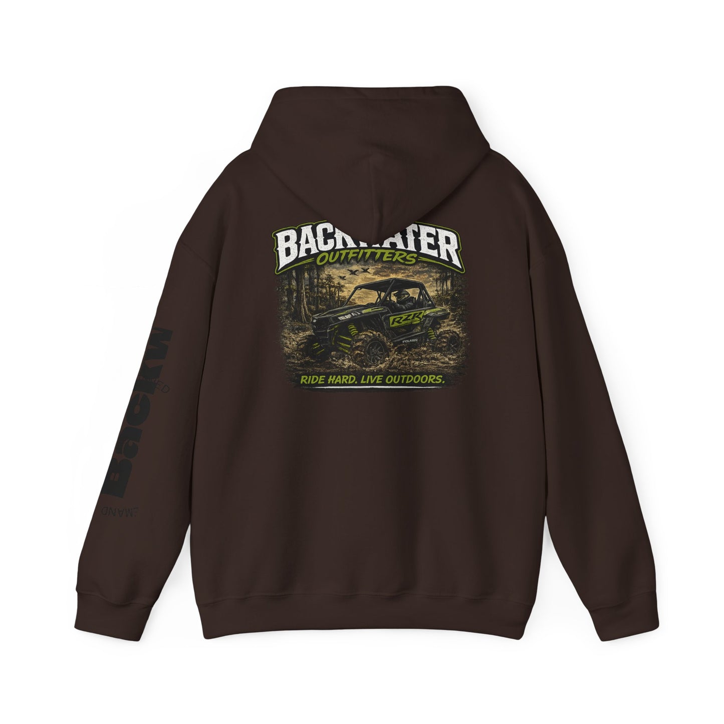 Backwater Outfitters Hoodie – Off‑Road UTV Adventure Sweatshirt