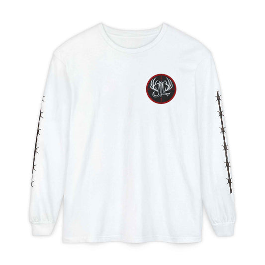 Barbed Wire Fences Long Sleeve Tee — Backwater Ranch Western Graphic Shirt