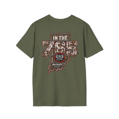 James Luker in the 765 t shirt by Backwater Graphic T-Shirt Printify