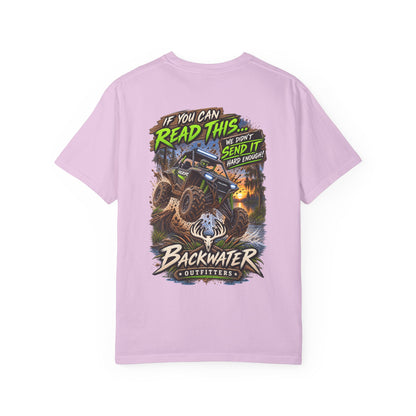 Backwater Outfitters Off-Road T-Shirt — "If You Can Read This... Send It" Mud Bogging Tee
