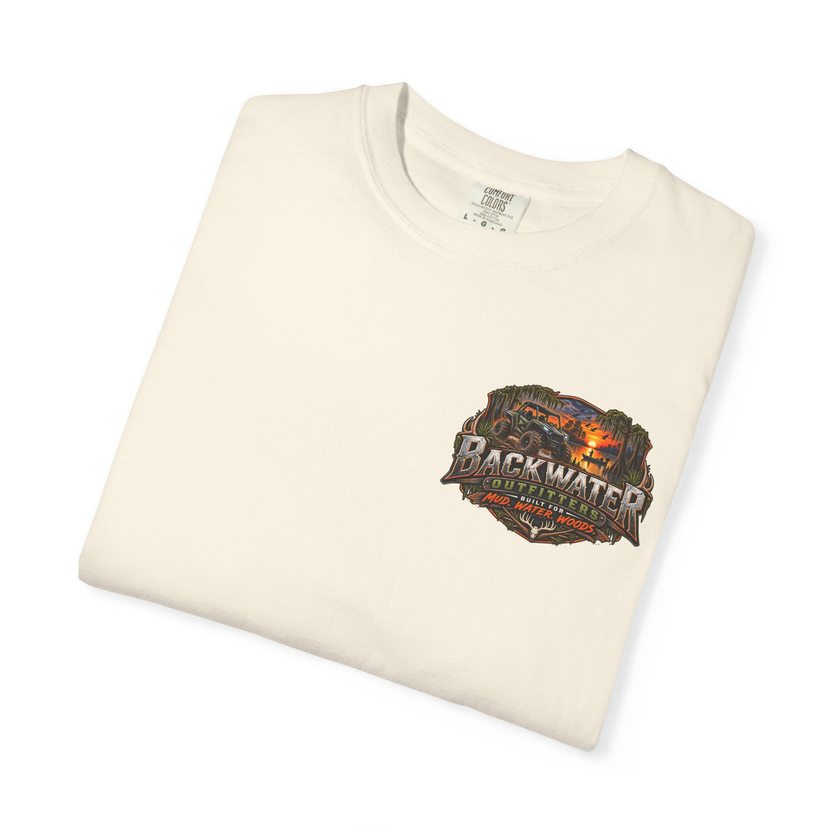 Backwater Outfitters Deer Graphic T-Shirt Printify
