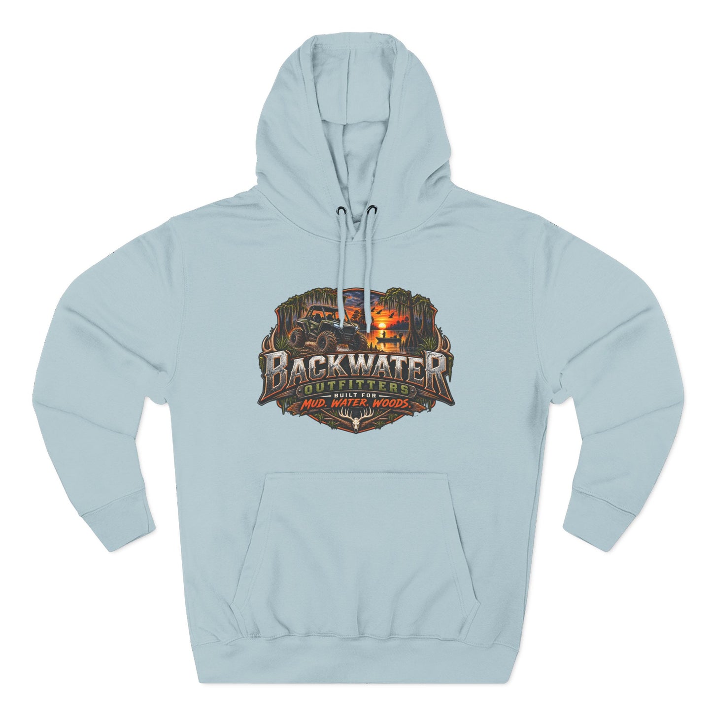 Backwater Outfitters Mud Bogging Hoodie — “If You Can Read This… Send It” Off-Road Pullover