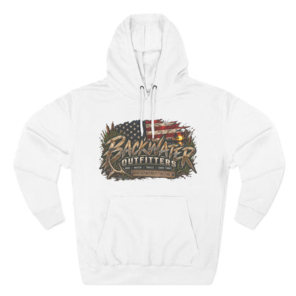 Backwater Outfitters Off-Road Hoodie — American Flag & UTV Graphic Printify