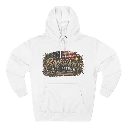 Backwater Outfitters Off-Road Hoodie — American Flag & UTV Graphic Printify