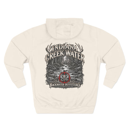 James Luker Indiana Creek Water Backwater Outfitters Hoodie Printify