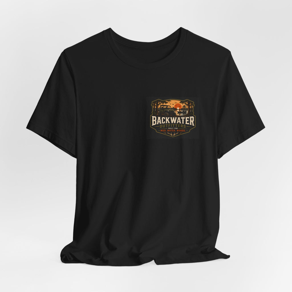 Backwater Outfitters Off‑Road Tee — "Dirty Tires Good Times" Adventure T‑Shirt