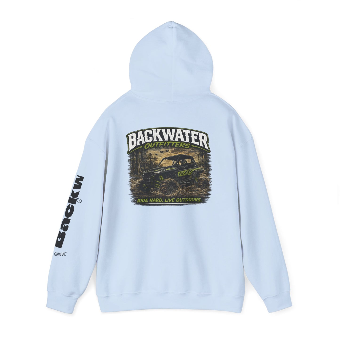 Backwater Outfitters Hoodie – Off‑Road UTV Adventure Sweatshirt