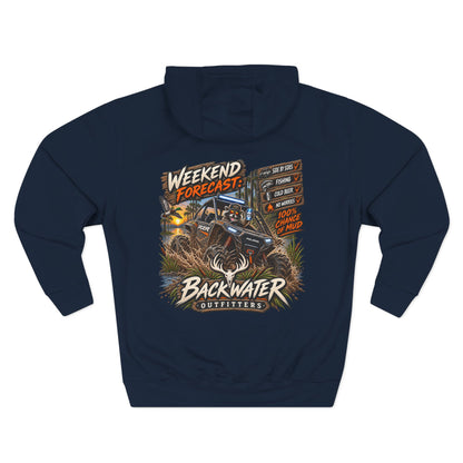 Backwater Outfitters "Weekend Forecast" Off-Road Hoodie — ATV Mud Riding Graphic Hoodie