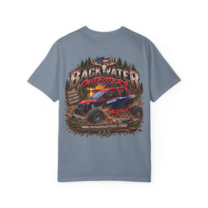Off-Road UTV Graphic T-Shirt — "Backwater Outfitters" Adventure Tee