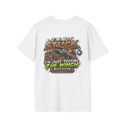 Buggy Off-Road T-Shirt — "I'm Not Stuck, I'm Just Testing the Winch" Truck & 4x4 Tee Printify