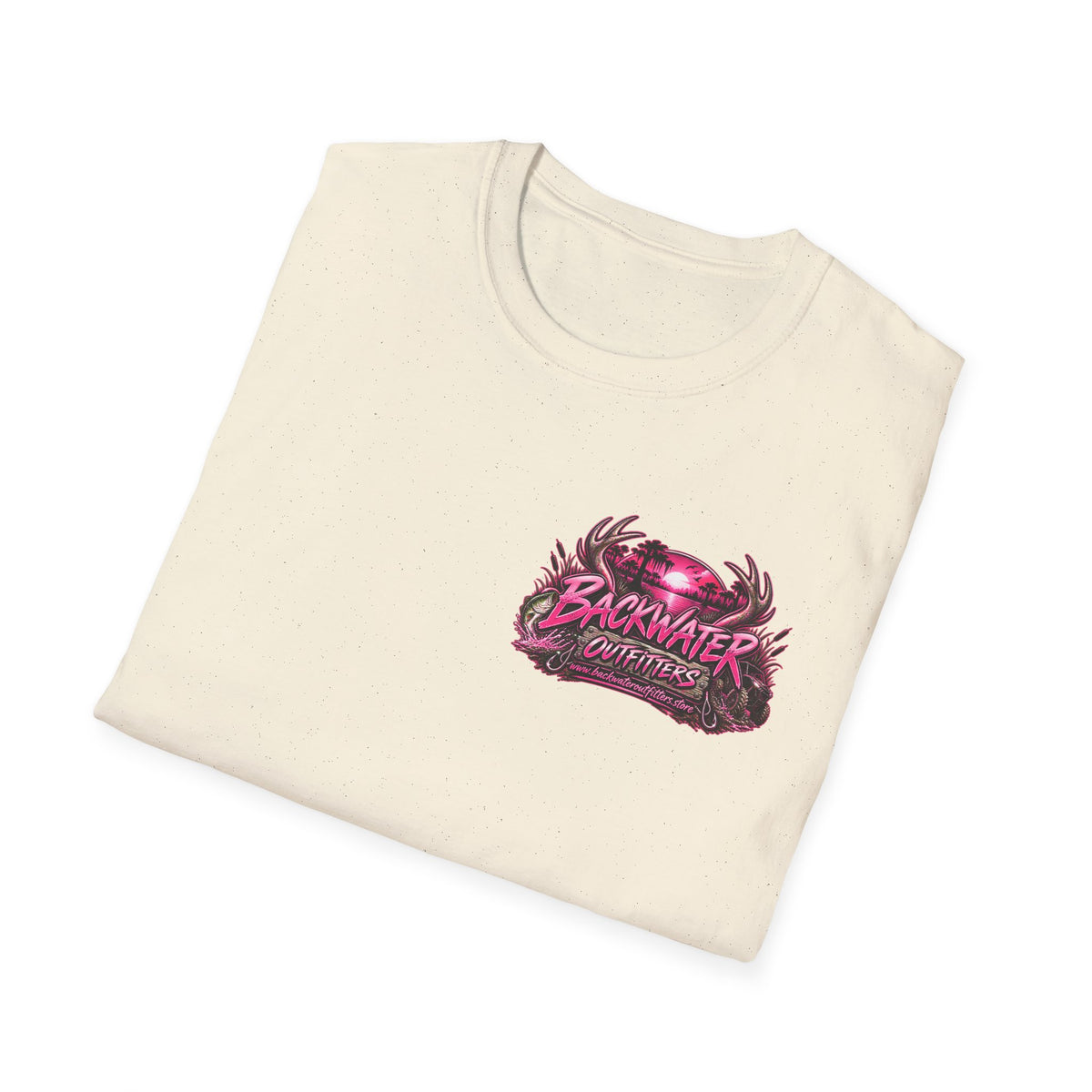 Women Backwater Outfitters "Pretty Tough" Fishing T-Shirt Printify