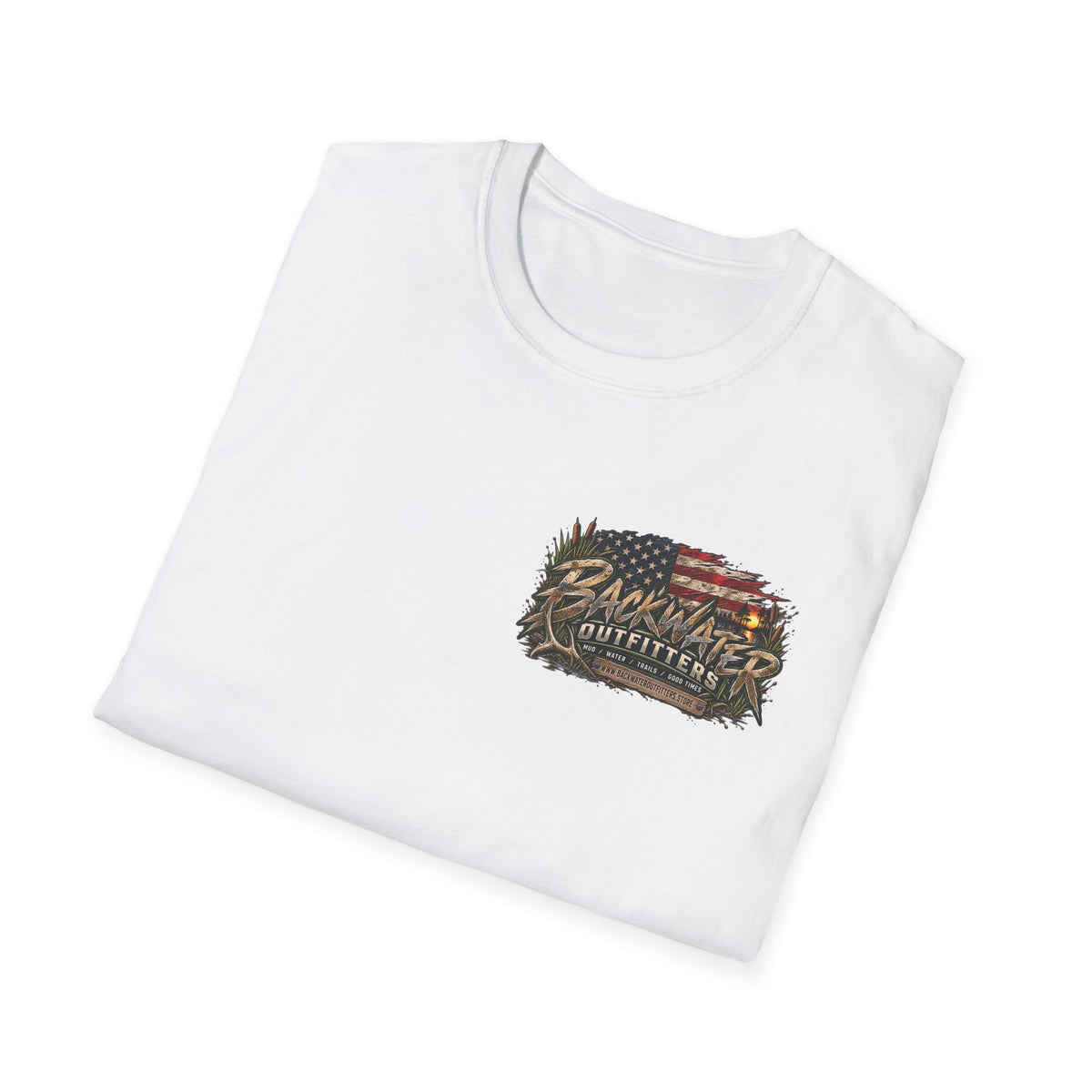 Buggy T-Shirt — 'If You Can Read This, Flip Me Back Over' Fishing Backwater Graphic Tee Printify