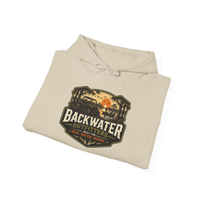 Backwater Outfitters Hoodie – "Can't Talk, I'm in a Stand Meeting" Hunting Hoodie