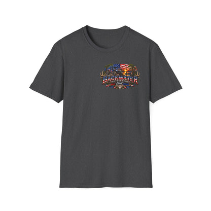 Patriotic Trailblazer T-Shirt — American Flag Motorcycle Graphic