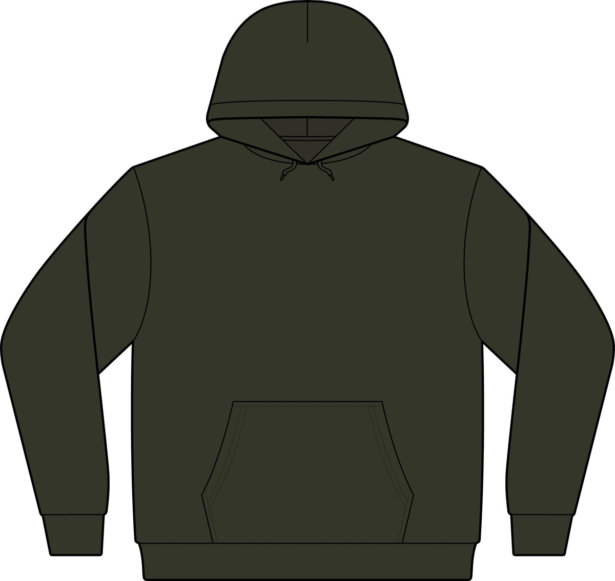 Camo Pullover Hoodie with Antler Monogram Emblem Printify