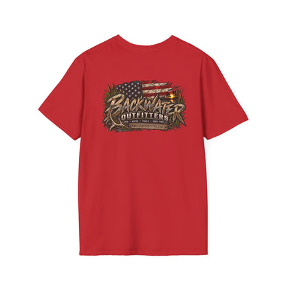 Backwater Outfitters Outdoor Fishing Graphic T-Shirt
