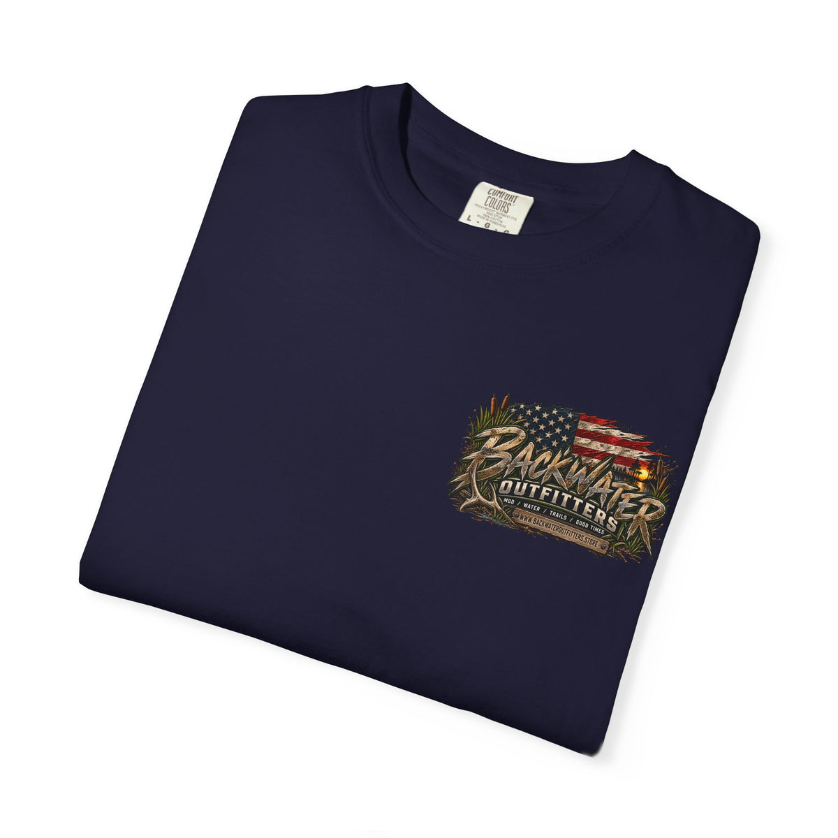 Backwater Outfitters American Flag T-Shirt