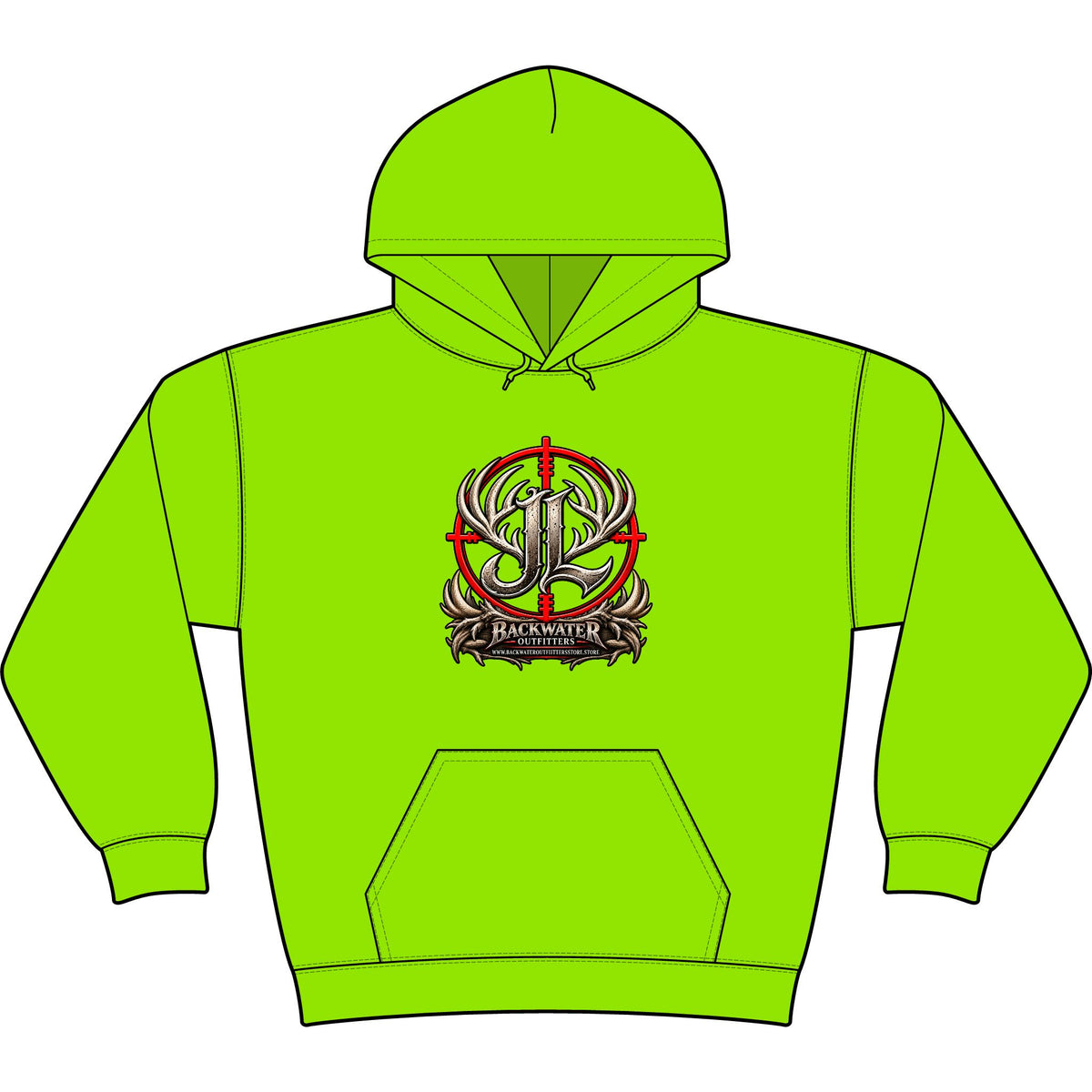 Huntmaster Target Crest Hoodie Printify