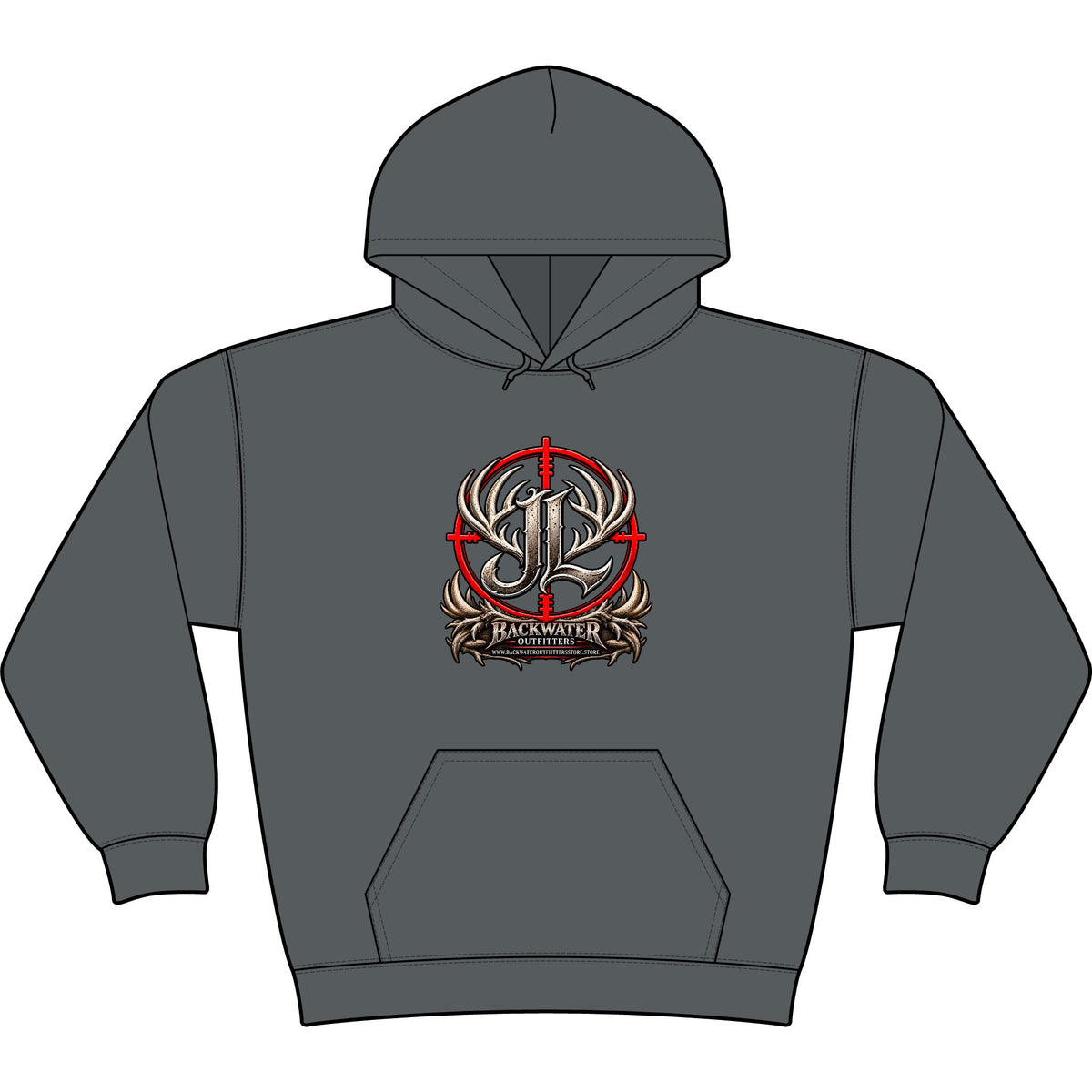Huntmaster Target Crest Hoodie Printify