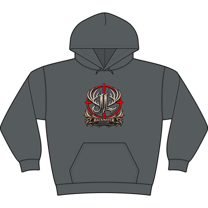 Huntmaster Target Crest Hoodie Printify