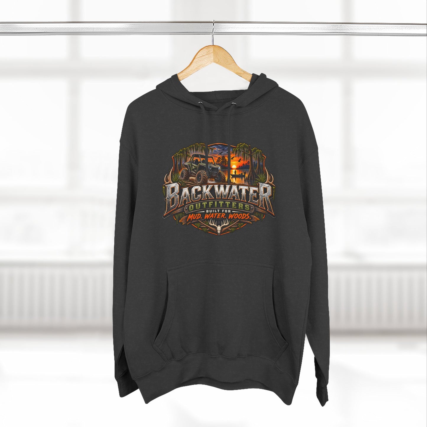 Backwater Outfitters Mud Bogging Hoodie — “If You Can Read This… Send It” Off-Road Pullover