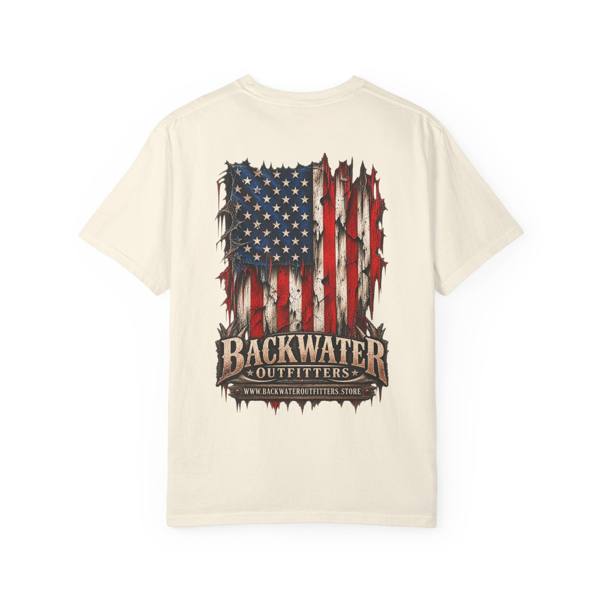 Backwater Outfitters American Flag T-Shirt