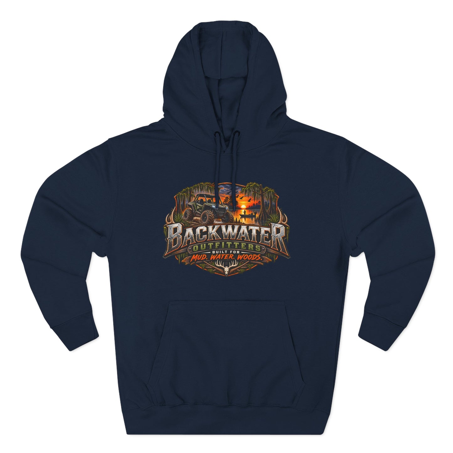 Backwater Outfitters "Weekend Forecast" Off-Road Hoodie — ATV Mud Riding Graphic Hoodie