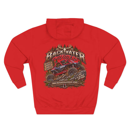 Backwater Outfitters Off-Road Hoodie — American Flag & UTV Graphic Printify