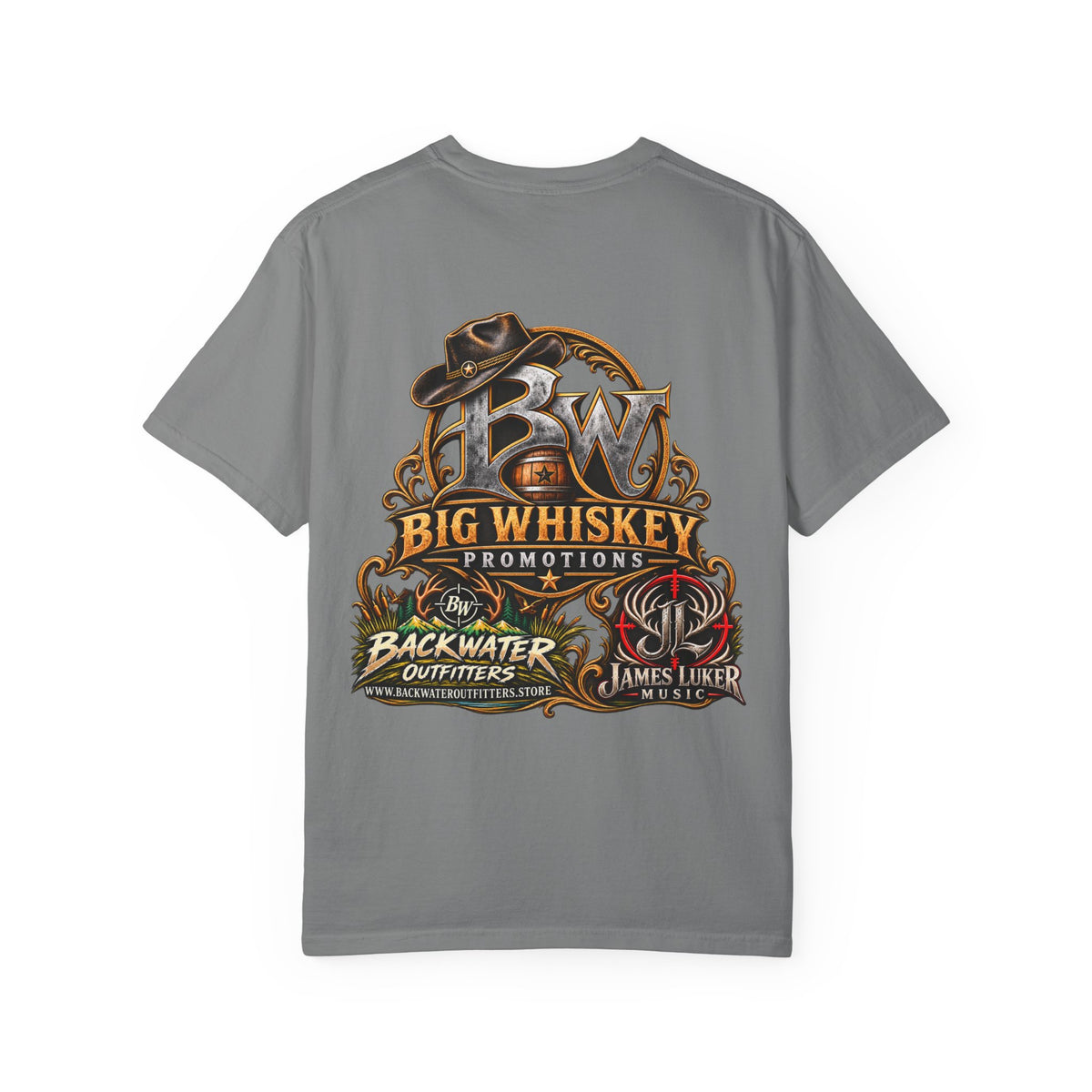 T-Shirt — Big Whiskey Promotions Backwater Outfitters Graphic