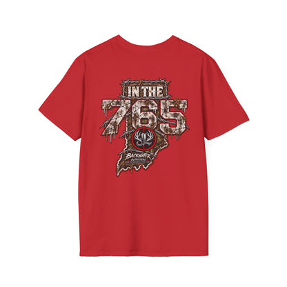 James Luker in the 765 t shirt by Backwater Graphic T-Shirt Printify