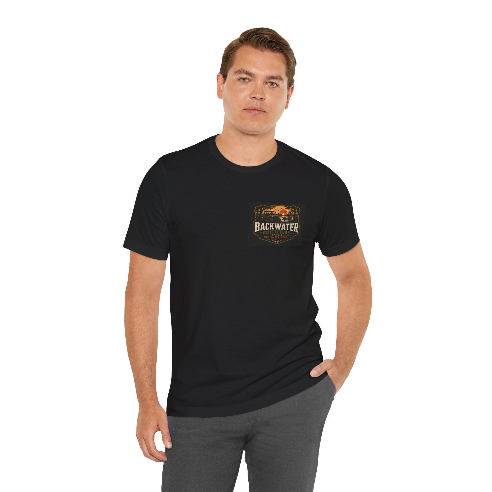Backwater Outfitters Off‑Road Tee — "Dirty Tires Good Times" Adventure T‑Shirt