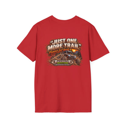 Buggy Backwater Outfitters Just One More Trail Trail T Shirt