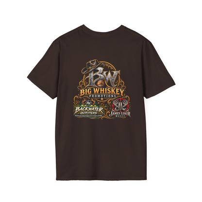 Big Whiskey Promotions T-Shirt — James Luker x Backwater Outfitters
