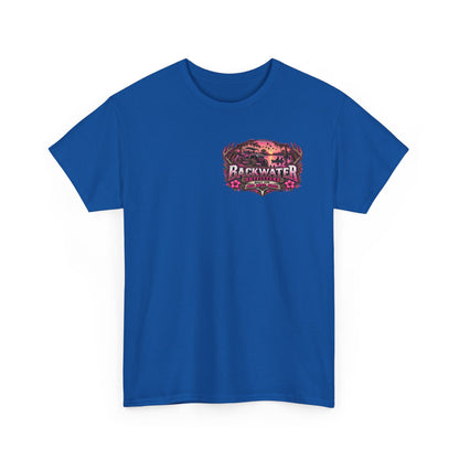 Backwater Outfitters Graphic Tee — "Fish Hunt Ride Repeat" Beach & Fishing Shirt