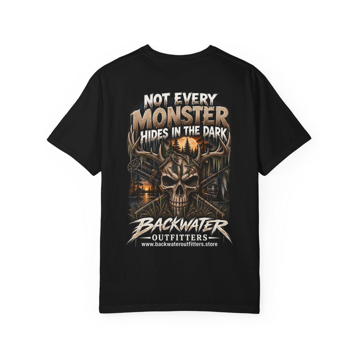 Not Every Monster Hides in the Dark Backwater Outfitters Graphic T-Shirt
