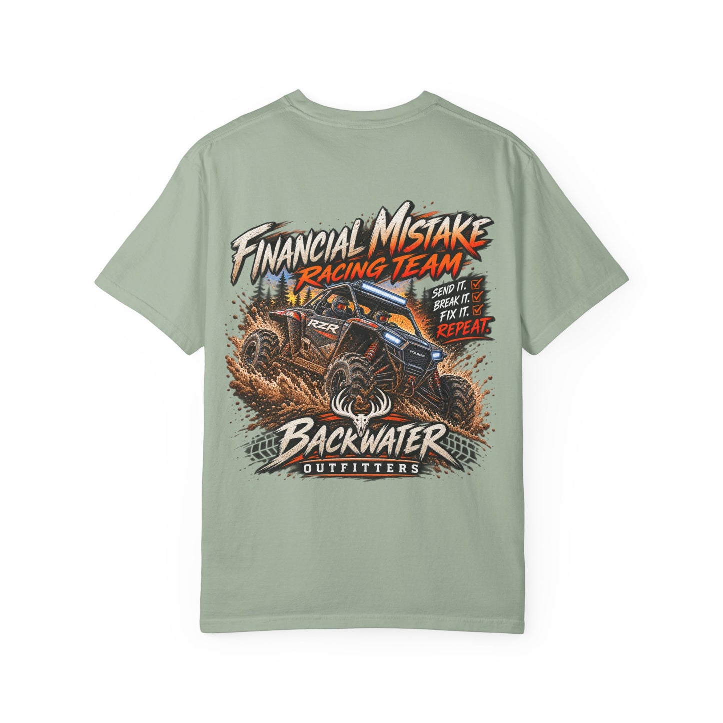 Backwater Outfitters "Financial Mistake Racing Team" T-Shirt