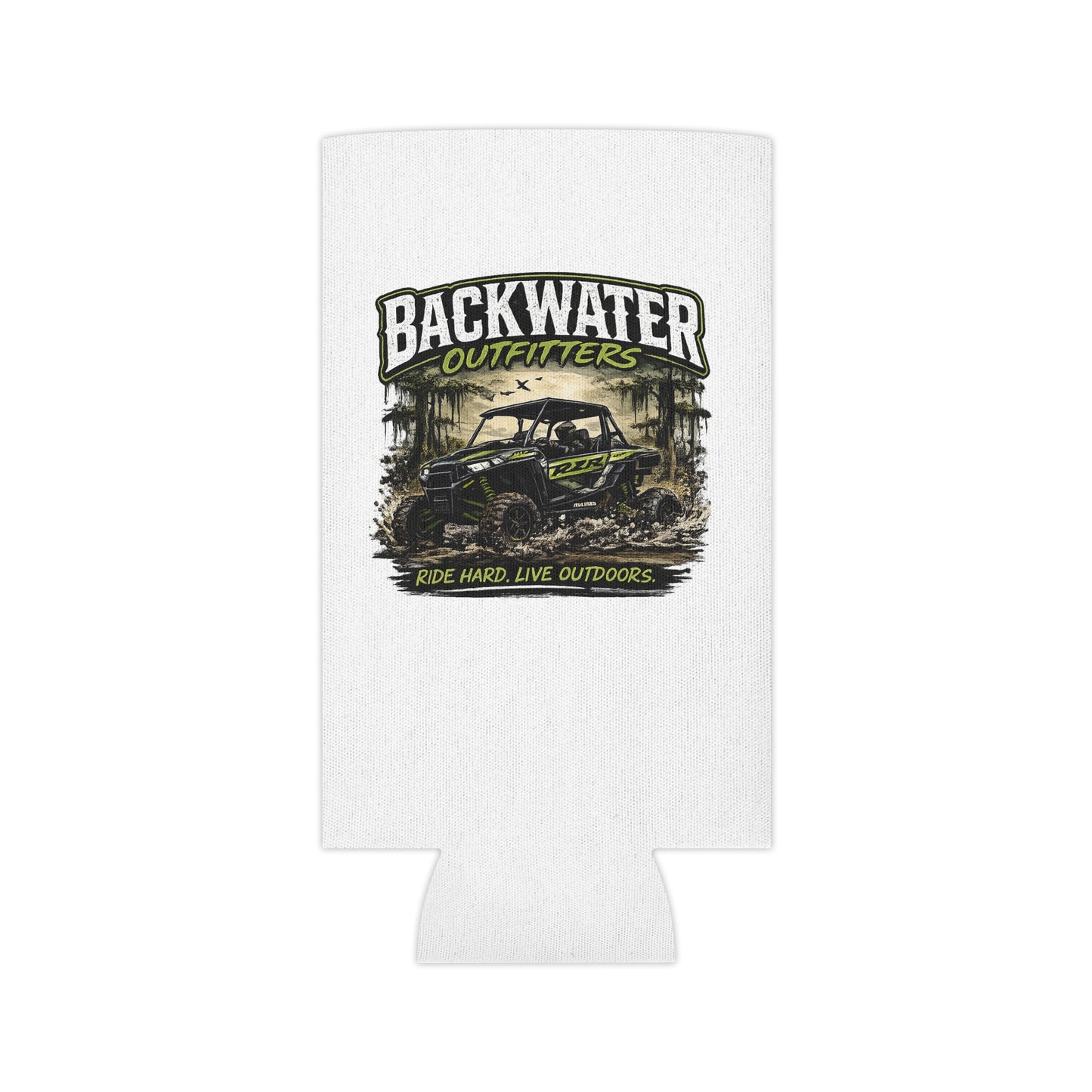 Can Cooler — Backwater Outfitters UTV Graphic "Ride Hard, Live Outdoors"