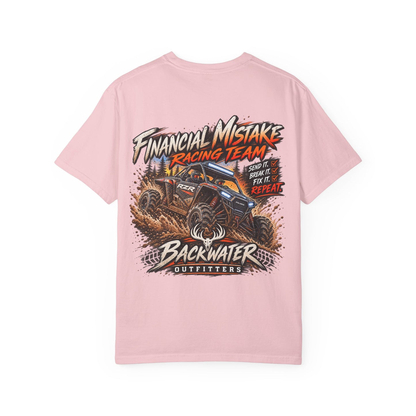Backwater Outfitters "Financial Mistake Racing Team" T-Shirt
