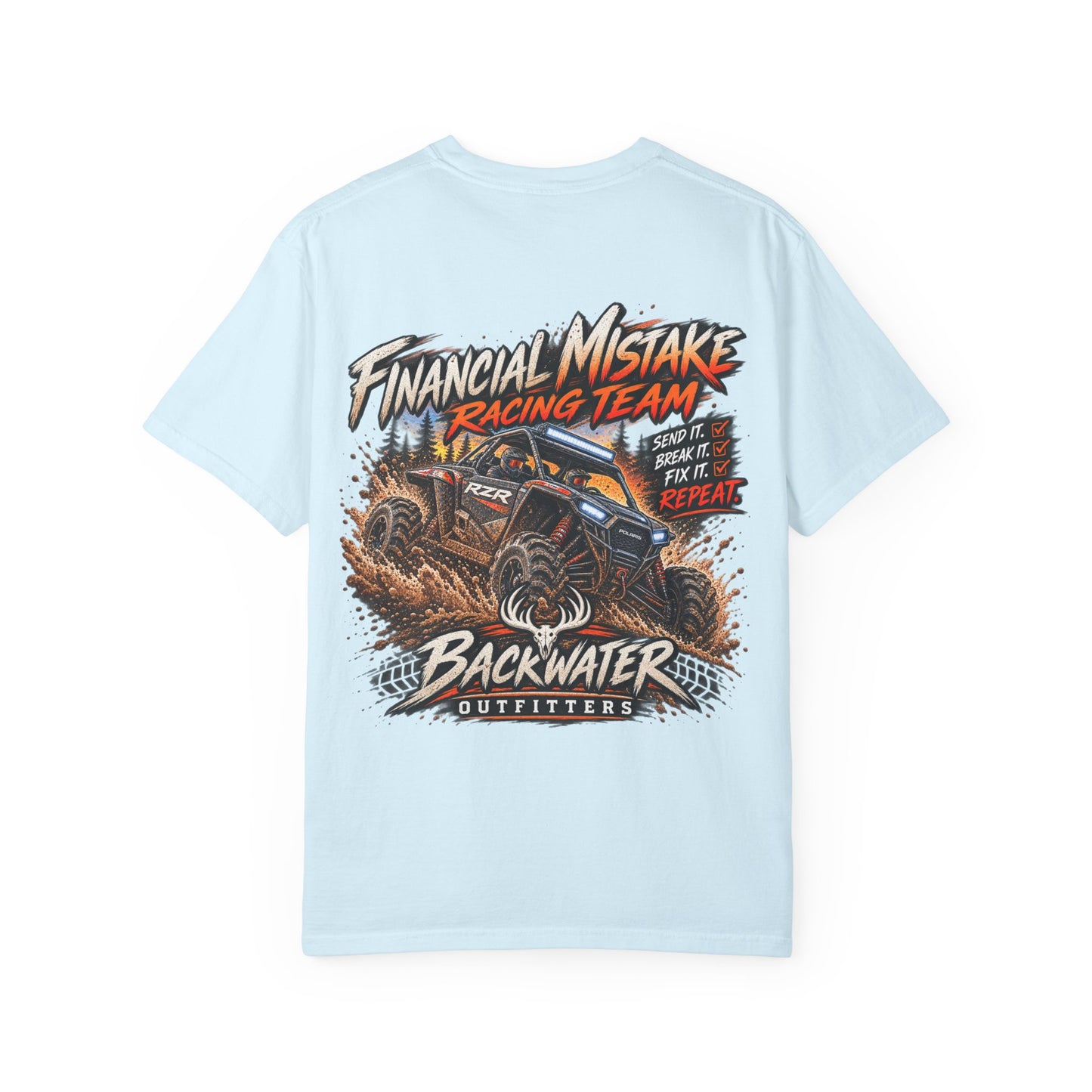 Backwater Outfitters "Financial Mistake Racing Team" T-Shirt