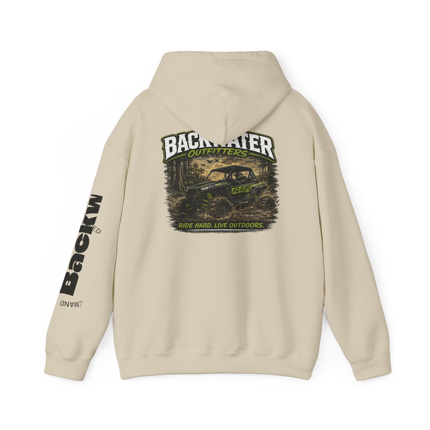 Backwater Outfitters Hoodie – Off‑Road UTV Adventure Sweatshirt