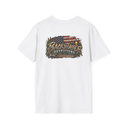 Backwater Outfitters Outdoor Fishing Graphic T-Shirt