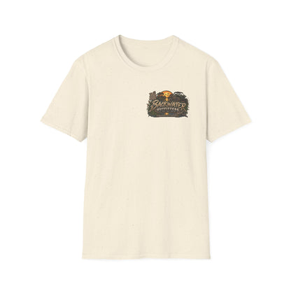 Simply Backwater Outfitters Fishing Tee – Sunset Swamp Outdoor Shirt Printify