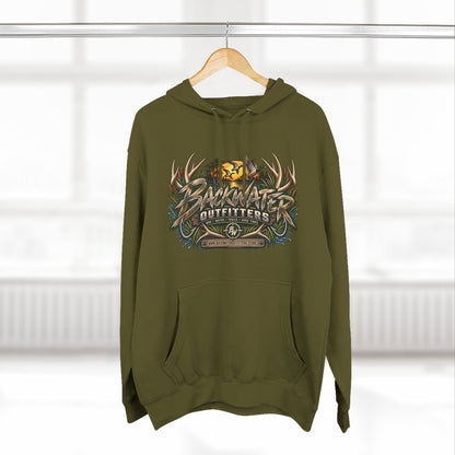 Backwater Outfitters Hoodie — Off‑Road Adventure Fleece Pullover