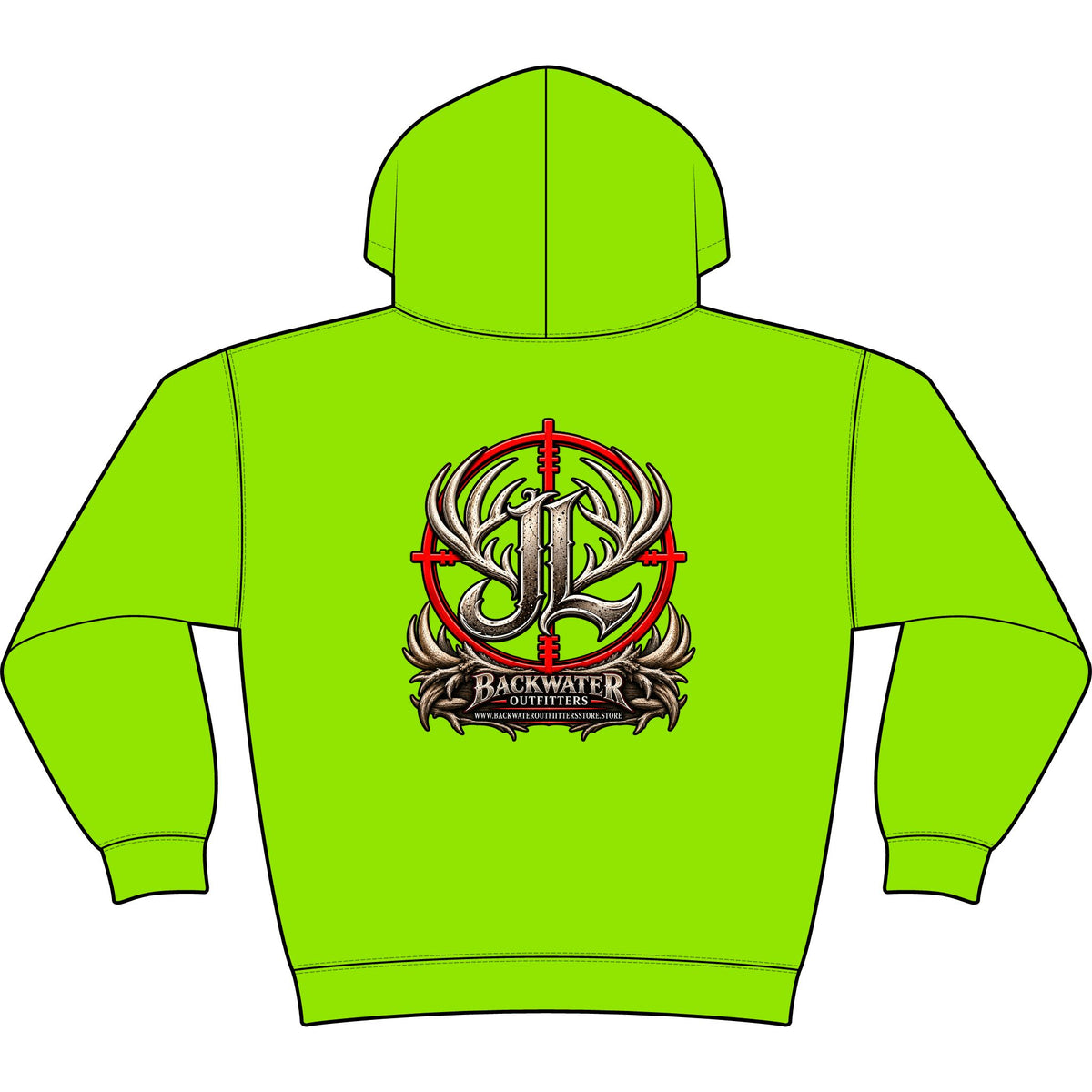 Huntmaster Target Crest Hoodie Printify