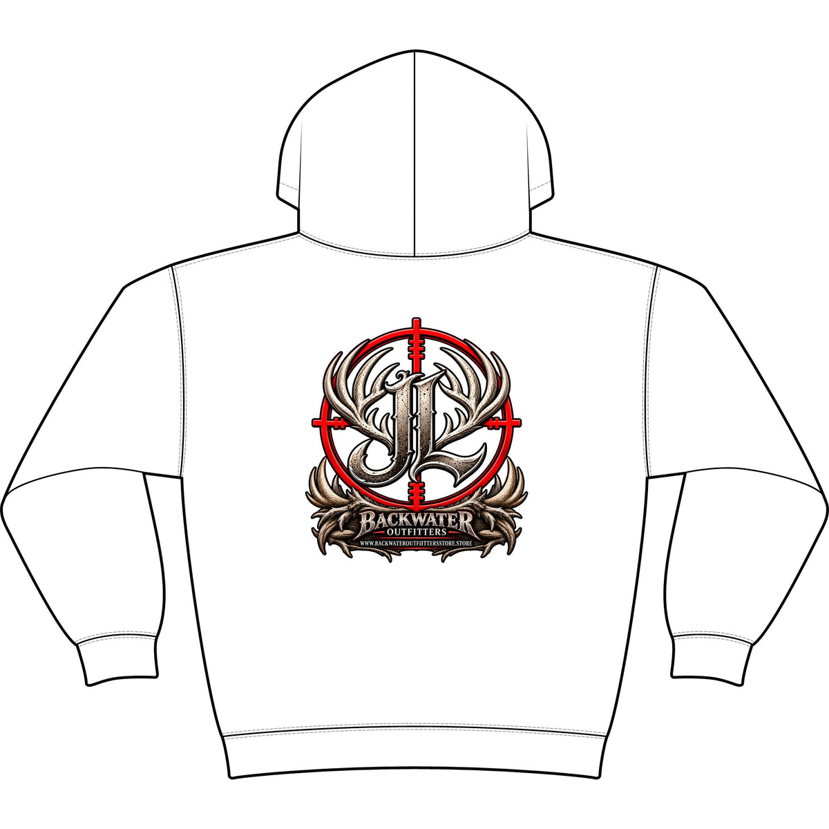 Huntmaster Target Crest Hoodie Printify