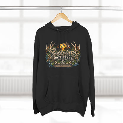 Backwater Outfitters Hoodie — Off‑Road Adventure Fleece Pullover