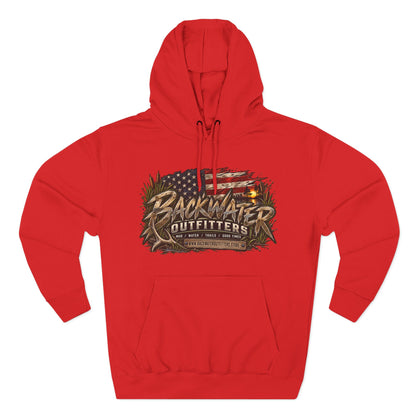 Backwater Outfitters Off-Road Hoodie — American Flag & UTV Graphic Printify