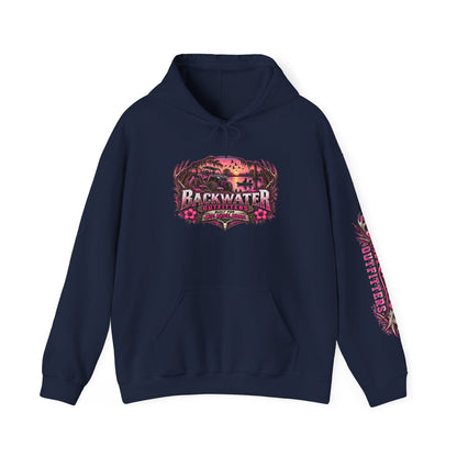 Backwater 'Wild At Heart' Hoodie – Outdoors Adventure Pullover Printify