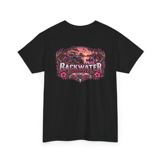 Backwater Sunset Tee — Coastal Fishing & Outdoors Graphic T-Shirt Printify